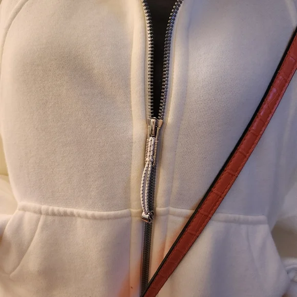 Lululemon oversized scuba full zip hoodie, color: Lemon Sorbet - Picture 14 of 14